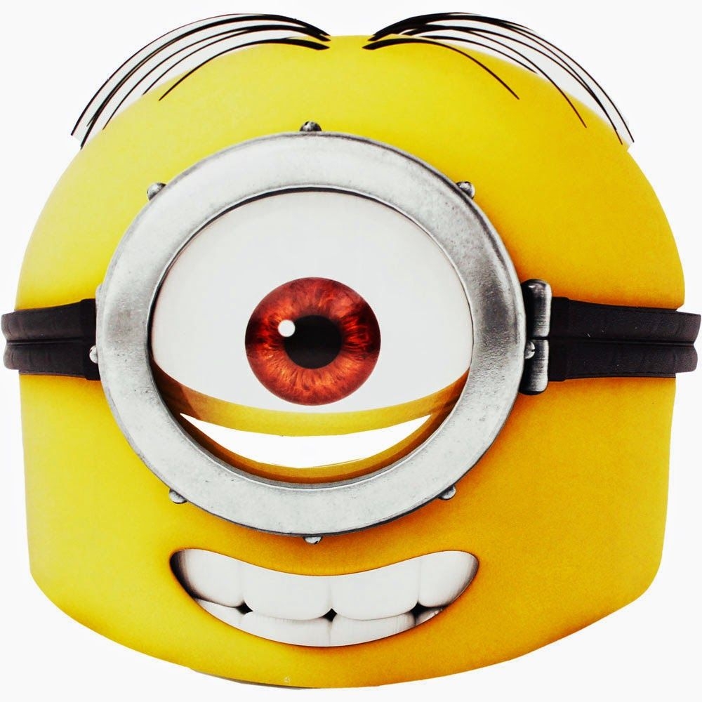 Despicable Me Minion Mouth 10 Free PDF Printables Printablee Minions Eyes Minion Goggles Purple Minions