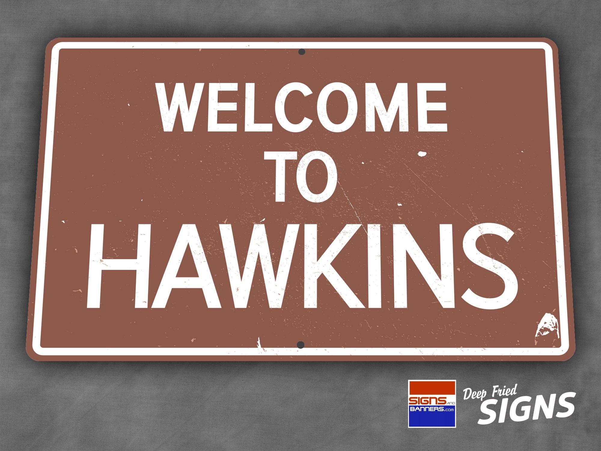 Buy Hawkins Plastic Sign 00046 Online In India Etsy