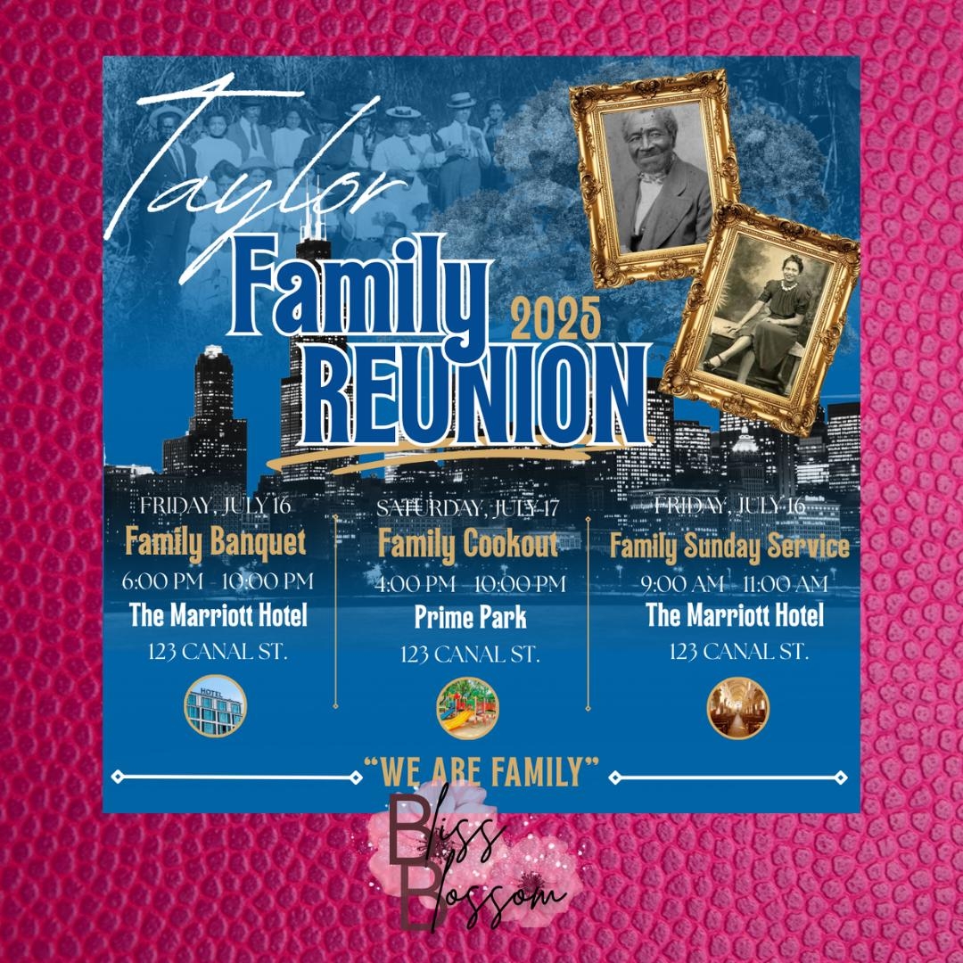 Family Reunion Flyer Etsy