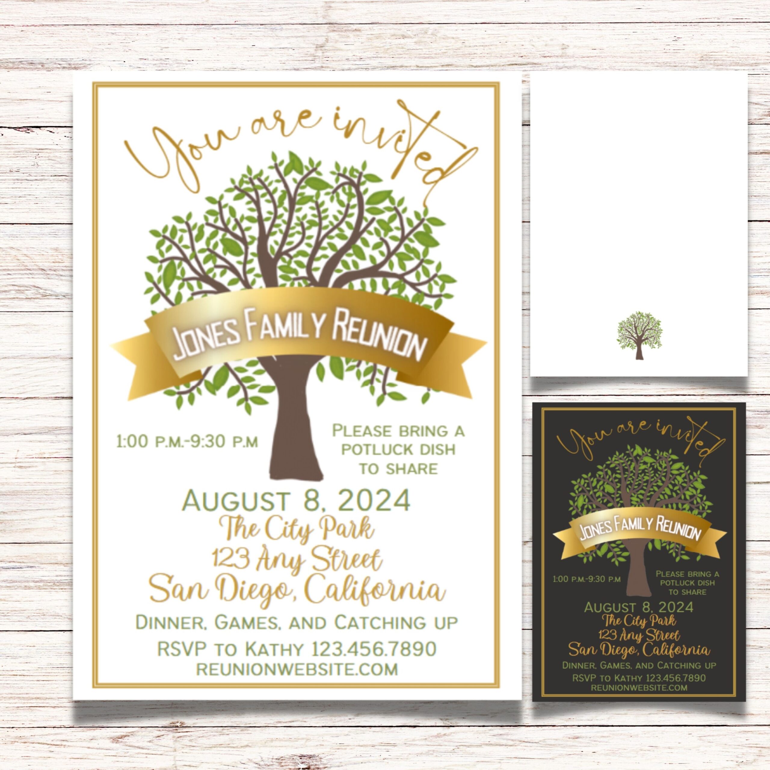Free Printable Family Reunion Flyer Etsy