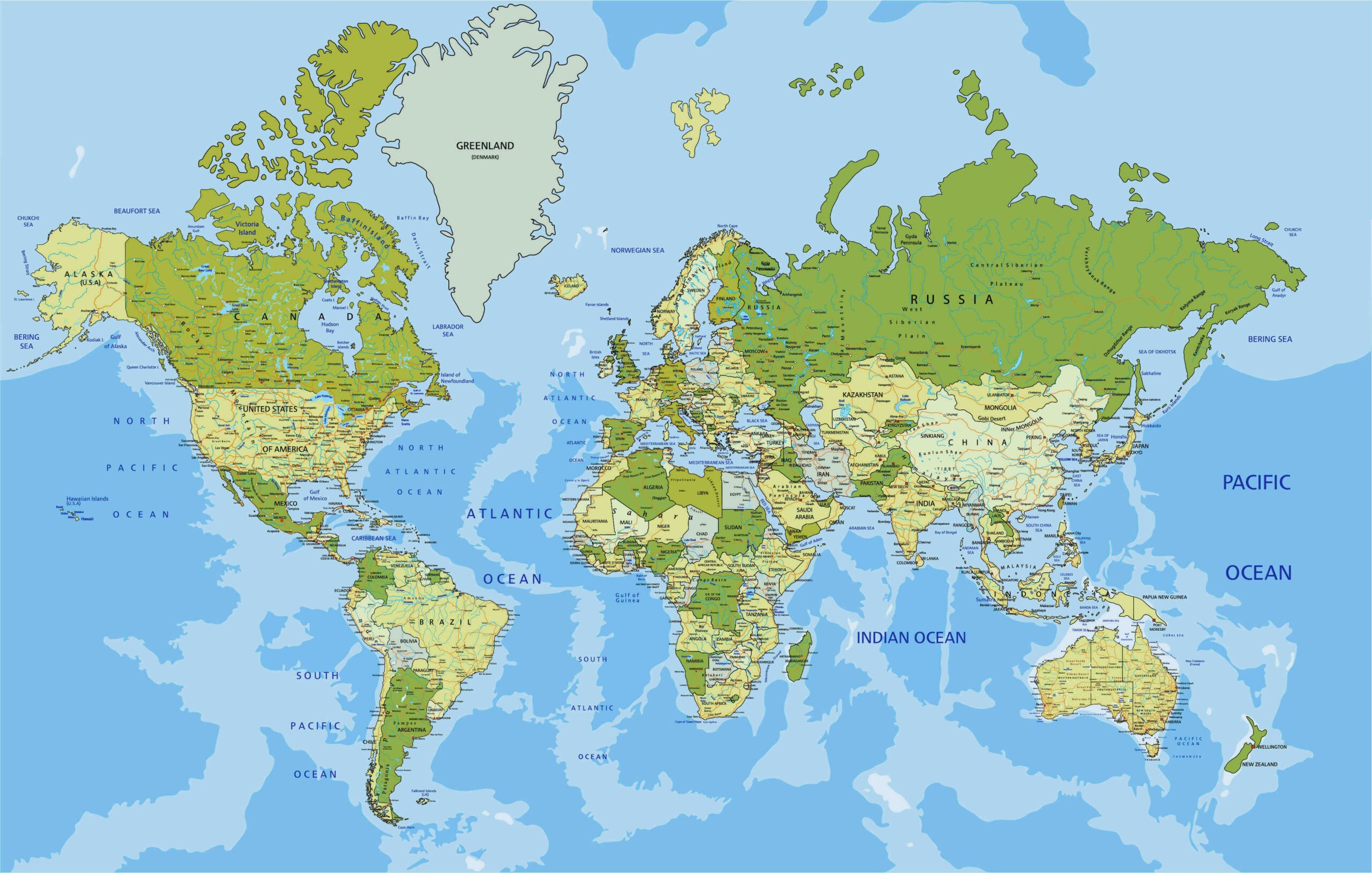 Free World Map