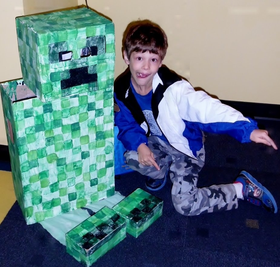Minecraft Costumes The Box Robot Revisited GeekMom