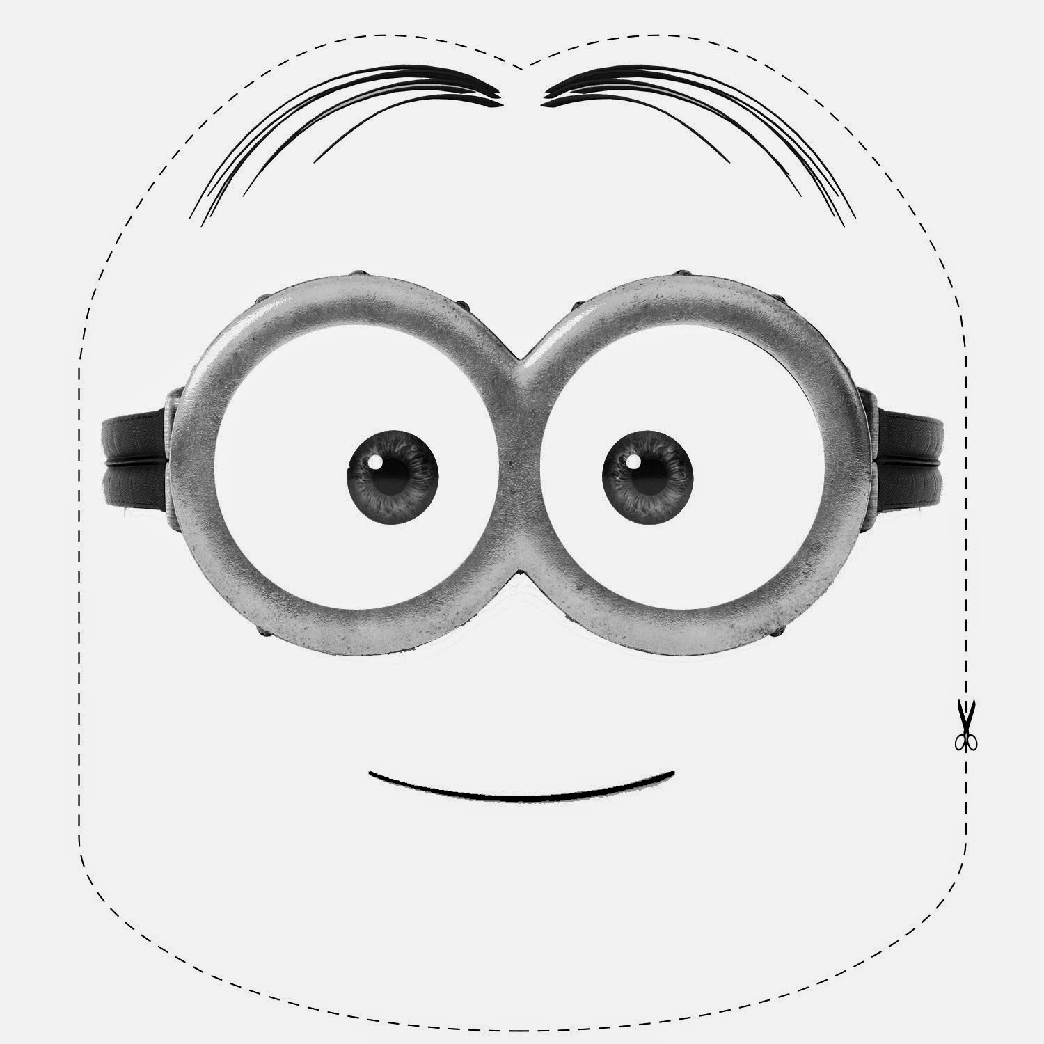 Minions Free Printable Mask Template Oh My Fiesta In English