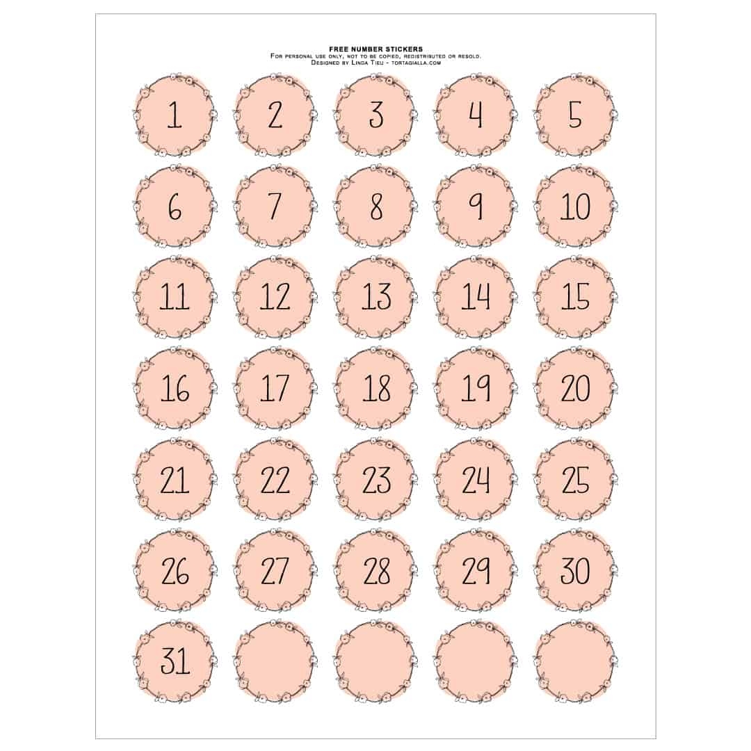 Number Chart 1 30 10 Free PDF Printables Printablee