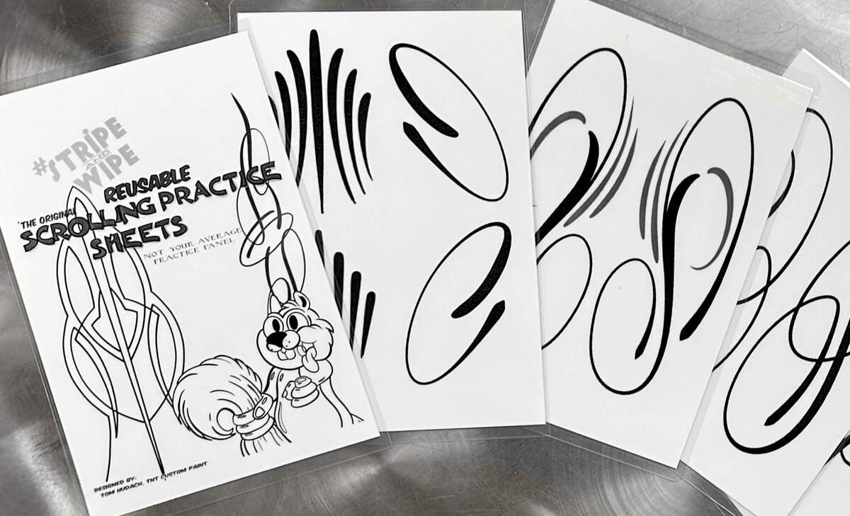 Stripe Wipe Practice Sheets Mack Brush Stripe Wipe Practice Sheets Mack Brush