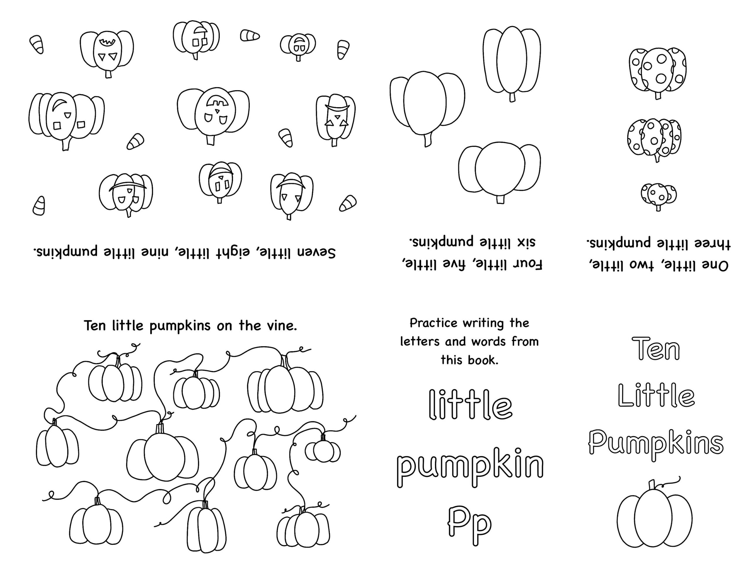 Ten Little Pumpkins Teeny Tiny Book Etsy Hachette India