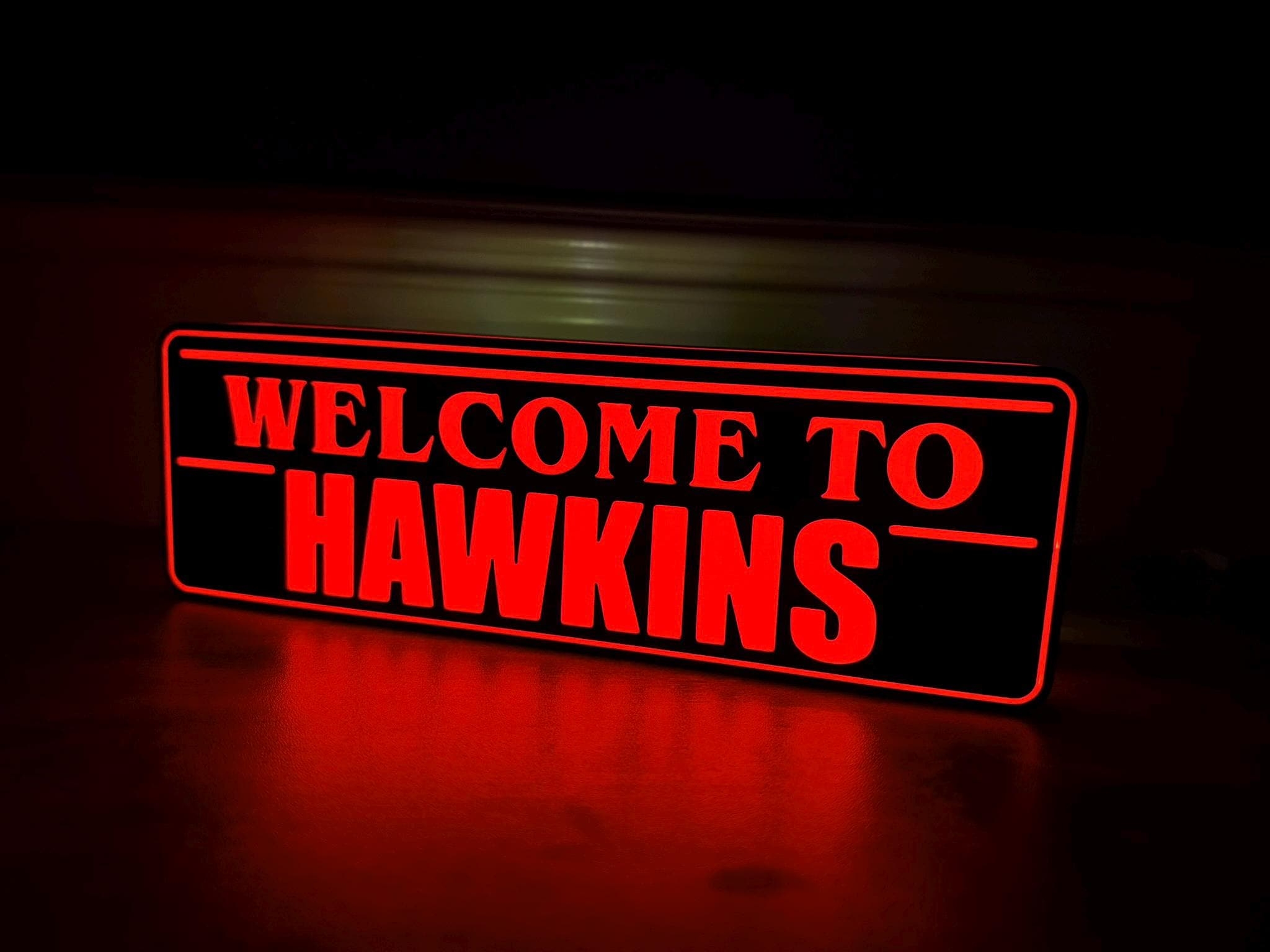 Welcome To Hawkins Sign Etsy